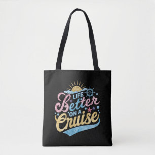 Bolso De Tela La Vida Es Mejor En Un Matchin De Vacaciones Famil