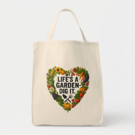 Bolso De Tela La vida es un jardín