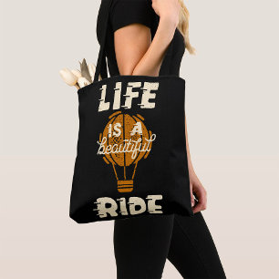 Bolso De Tela La Vida Es Un Paseo Hermoso