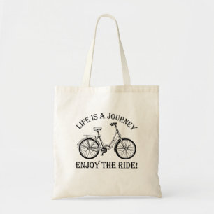 Bolso De Tela La Vida Es Un Viaje Disfrutar El Paseo