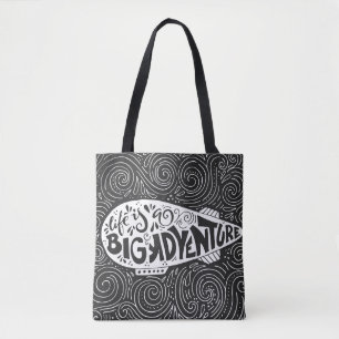 Bolso De Tela La vida es una aventura grande
