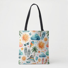 Bolso De Tela La vida es una playa