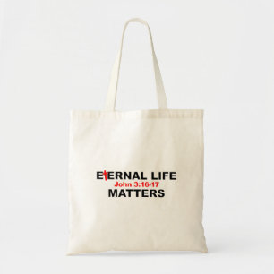Bolso De Tela La vida eterna importa