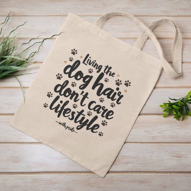 Bolso De Tela La vida graciosa del dueño de un perro (Subido por el creador)