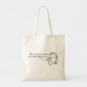 Bolso De Tela la vie en rosa