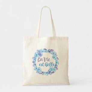 Bolso De Tela La Vie Est Belle French