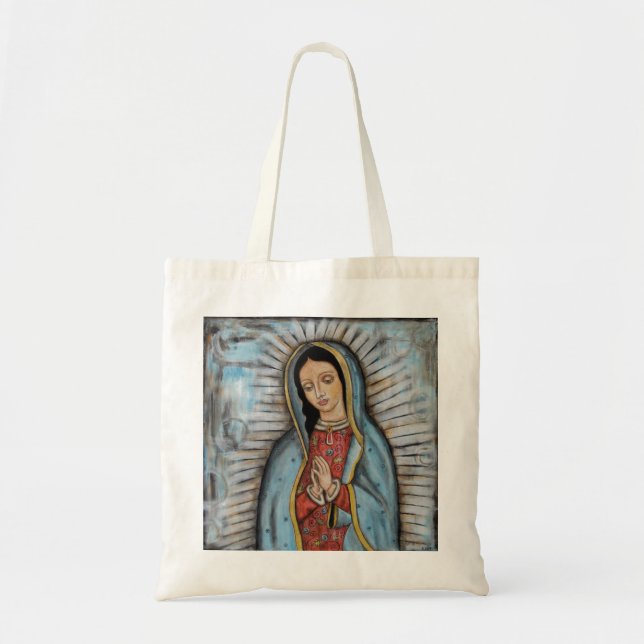 Bolso De Tela La Virgen de Guadalupe (Frente)