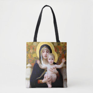 Bolso De Tela La Virgen de la Lily, Bouguereau