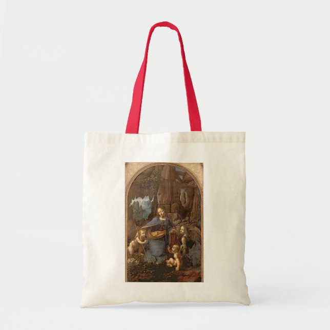Bolso De Tela La Virgen de las rocas (Frente)