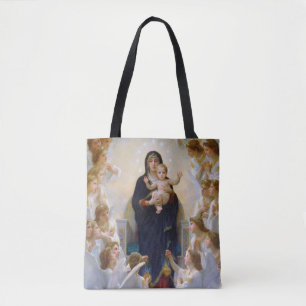 Bolso De Tela La Virgen de los Ángeles, Bouguereau