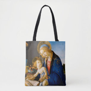 Bolso De Tela La Virgen y el Niño, Sandro Botticelli