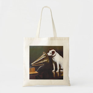 Bolso De Tela La voz de su maestro Nipper The Dog