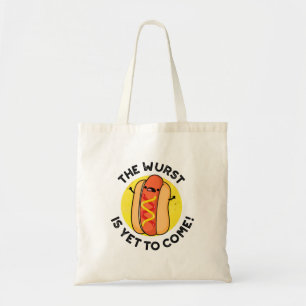 Bolso De Tela La Wurst Todavía Está Por Venir Divertida Pun De P