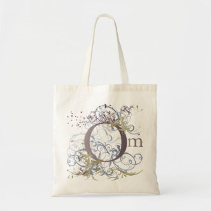 Bolso De Tela La yoga habla: OM que remolina diseña