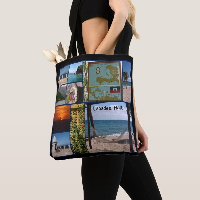 Bolso De Tela Labadee, Haití Tote Bag (Detalle)