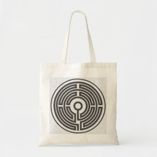 Bolso De Tela laberinto medieval pequeño