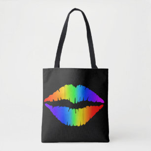 Bolso De Tela Labios