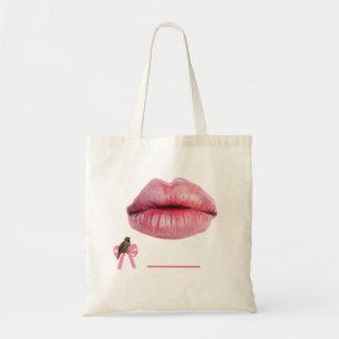 Bolso De Tela Labios
