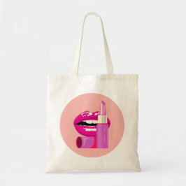 Bolso De Tela Labios