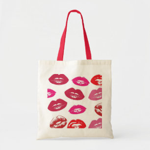 Bolso De Tela Labios