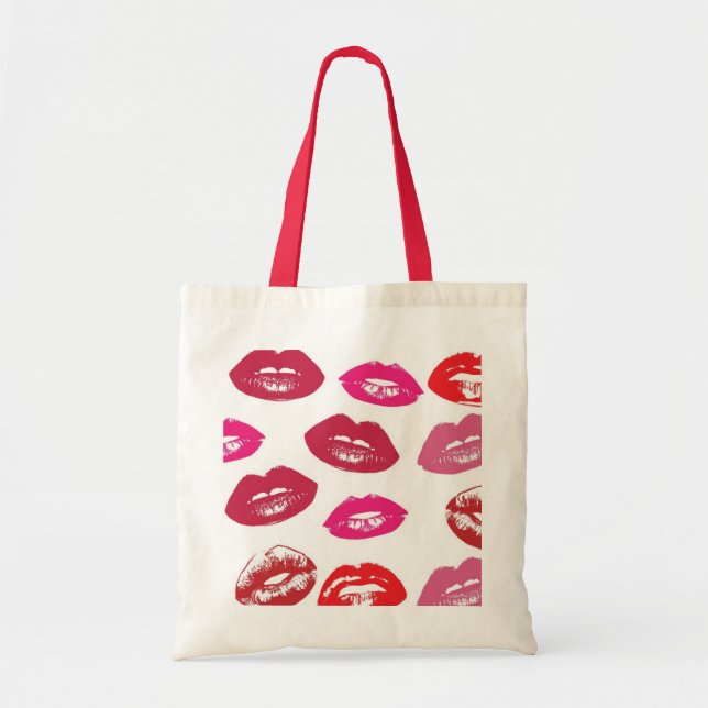 Bolso De Tela Labios (Frente)