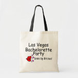 Bolso De Tela Labios del fiesta de Las Vegas Bachelorette<br><div class="desc">Labios del fiesta de Las Vegas Bachelorette</div>