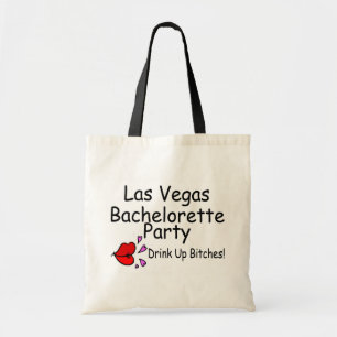 Bolso De Tela Labios del fiesta de Las Vegas Bachelorette