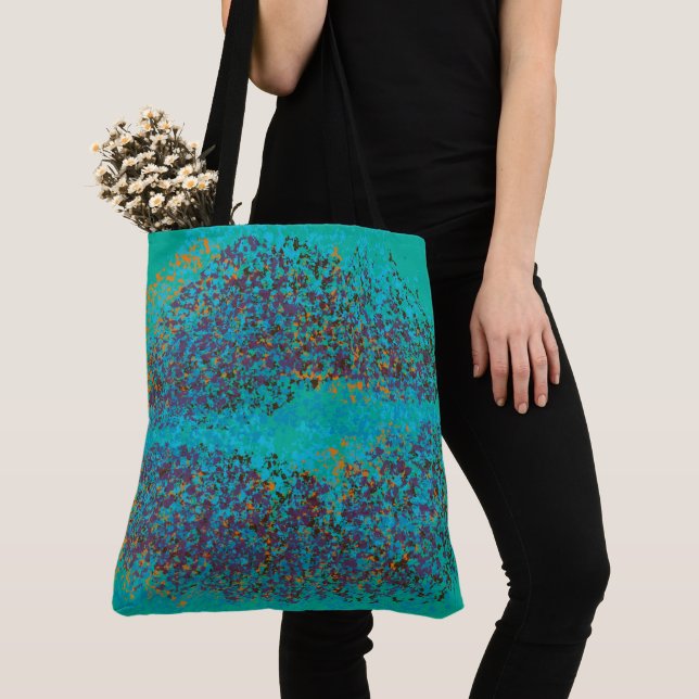 Bolso De Tela Labios retro coloridos (Detalle)
