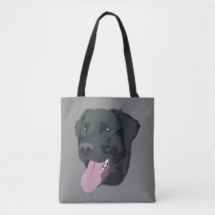 Bolso De Tela Laboratorio Cutáneo de Negro