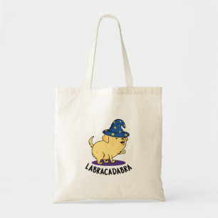 Bolso De Tela Labra-cadabra Graciosa Labrador Perro Pun