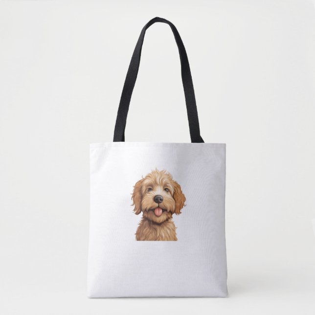 Bolso De Tela Labradoodle de Australia (Anverso)