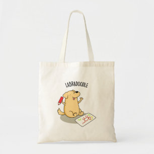 Bolso De Tela Labradoodle Funny Labrador Perro Pun