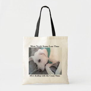 Bolso De Tela Labrador blanco lindo perezoso recuperador de mezc
