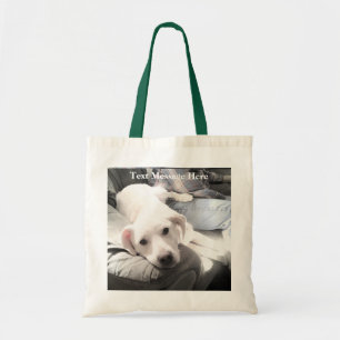 Bolso De Tela Labrador blanco lindo recuperador mezcla perro en 