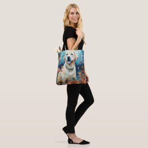 Bolso De Tela Labrador de Halloween con Calabazas Espeluznante