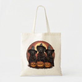 Bolso De Tela Labrador de Halloween perro Gorras de brujas