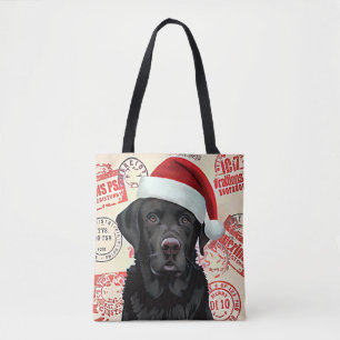 Bolso De Tela labrador negro 