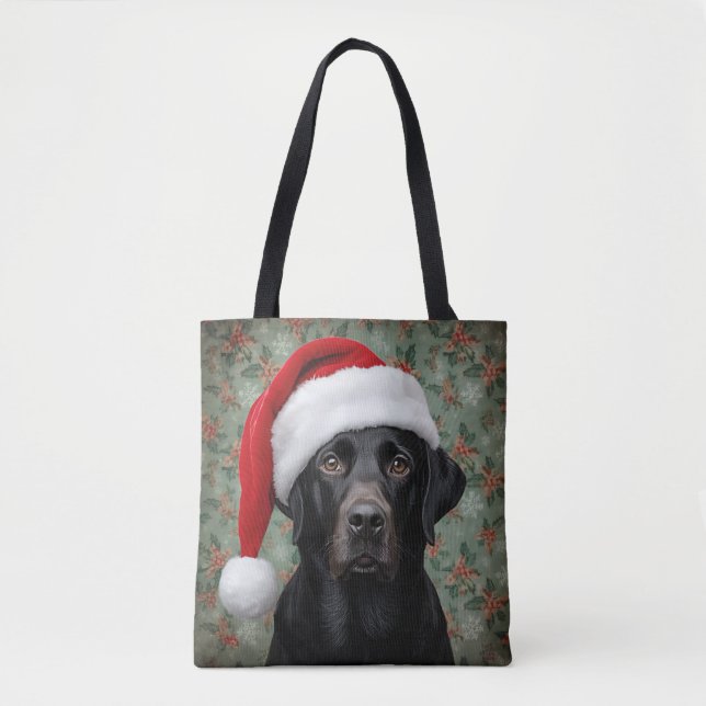 Bolso De Tela labrador negro  (Anverso)