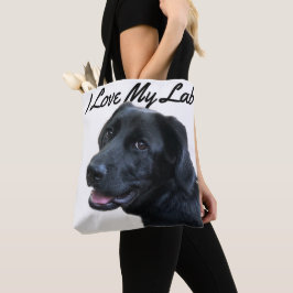 Bolso De Tela Labrador Recuperador Amo Mi Laboratorio