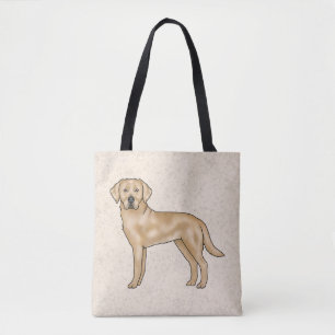 Bolso De Tela Labrador Retriever Amarillo Perro De Dibujos Anima