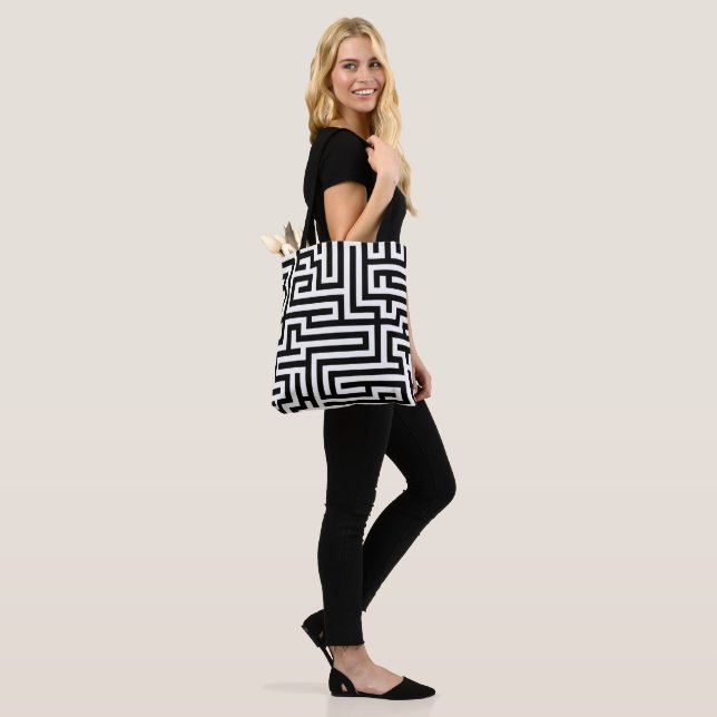 Bolso De Tela Labyrinth (Puesto)