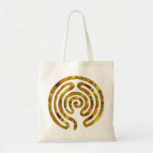 Bolso De Tela Labyrinth GOLD
