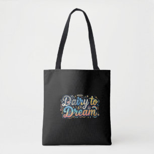 Bolso De Tela Lácteos para soñar – Camiseta divertida con juego