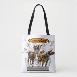 Bolso De Tela Lactose Intolerant? Just Tolerate It meme bag