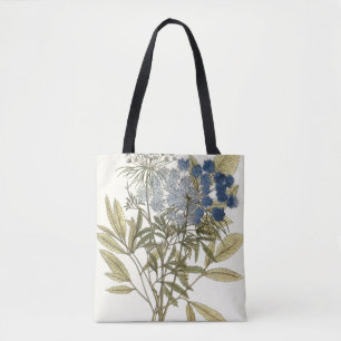 Bolso De Tela Lacy Leaves - Flores y vegetación