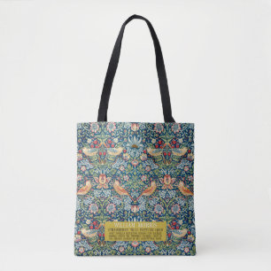 Bolso De Tela ladrón de fresa - Diseño de William Morris