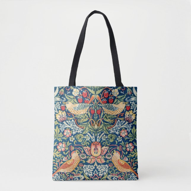 Bolso De Tela Ladrón de fresas, William Morris (Anverso)