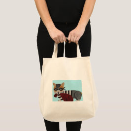 Bolso De Tela Ladrón de Golosinas Corgi Galés