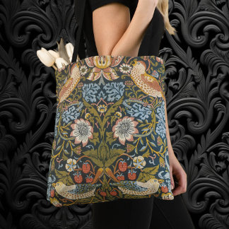 Bolso De Tela Ladrones de Fresas por William Morris, Arte Antigu