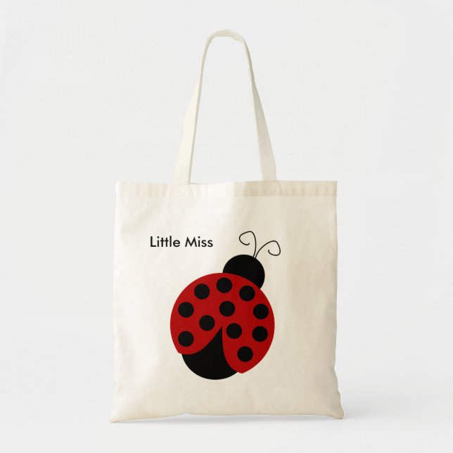 Bolso De Tela Lady Bug Canvas Tote Bag (Frente)
